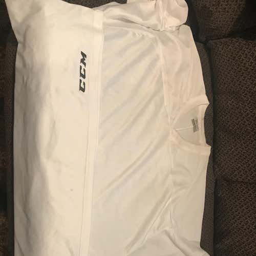 White Ccm Practice Jersey