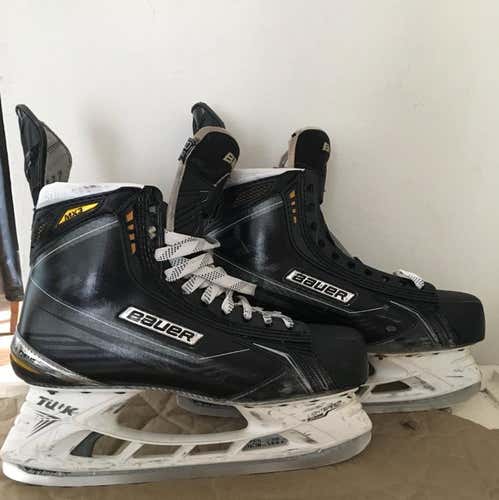 Bauer MX3 8.5 EE - Great Condition - Fusion Steel - New Footbeds