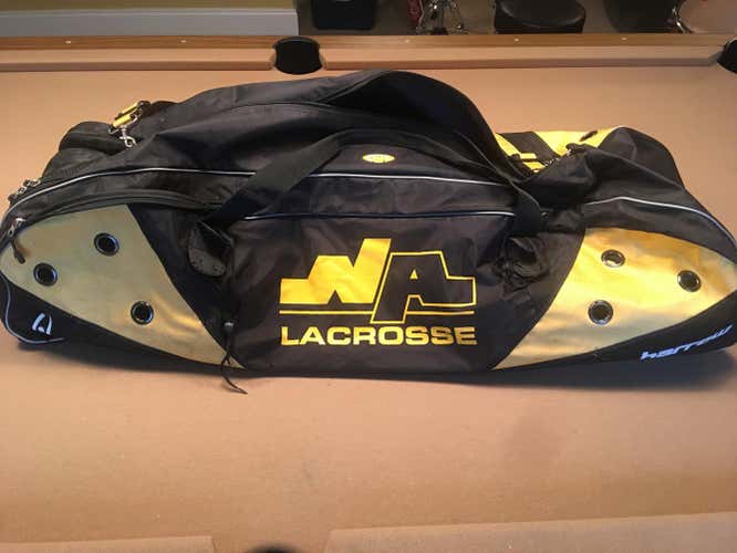 Harrow North Allegheny Lax Bag + Balls (Black/Gold)