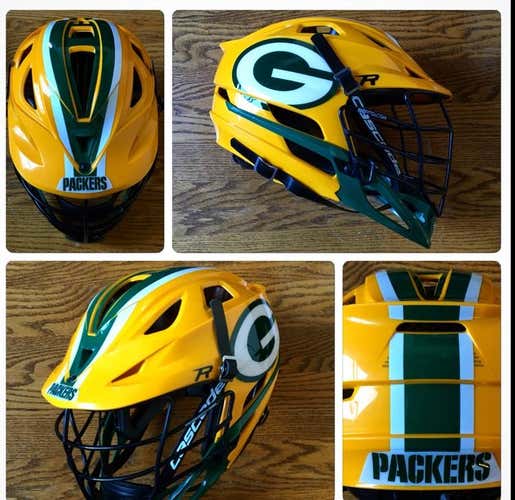 Cascade R Packers Theme Helmet