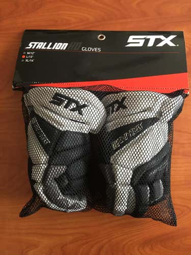 Team Issued STX Stallion HD Lacrosse Gloves