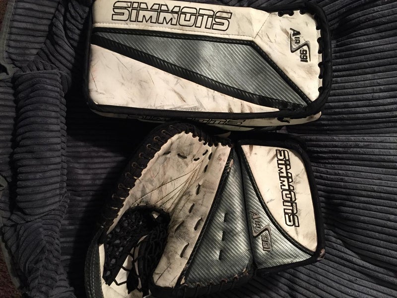 Simmons Air991 glove and blocker set Sr.