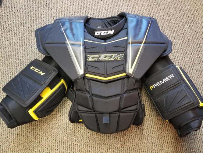 New CCM Premier Goalie Chest and Arm Protector Goalie Chest Protector Senior Medium