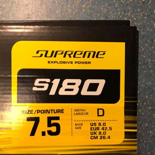 FS: Bauer S180, Size 7.5D, Brand-New In Box