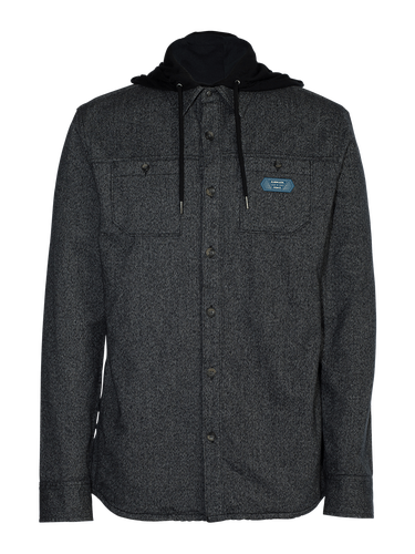 New Armada 2018 Large Reading Flannel Hoodie  CHARCOAL/POW