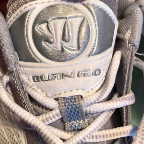 New Warrior Burn 6.0 Lacrosse Cleats Size 8.5 White