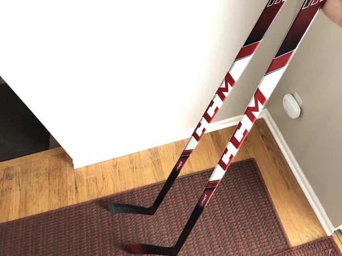 2 pack New CCM RBZ Speedburner Stick Righty P29 Crosby Grip 75 Flex Senior