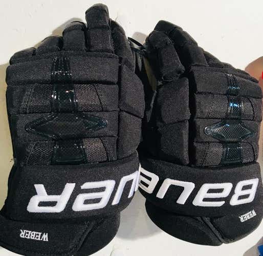 Shea Webber 15” Bauer 1N Pro Stock Gloves