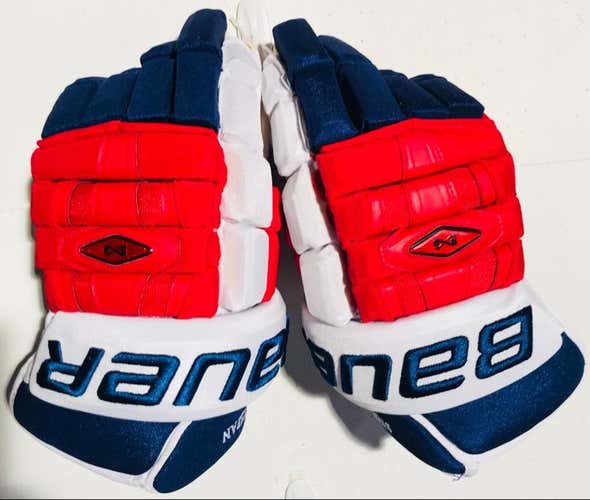 Derek Stepan’s Rangers 15” Bauer Nexus 1N Pro Stock Gloves
