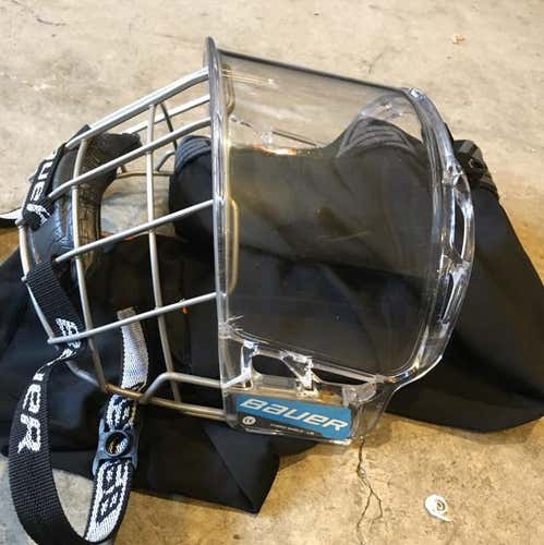 Bauer hybrid Visor/cage