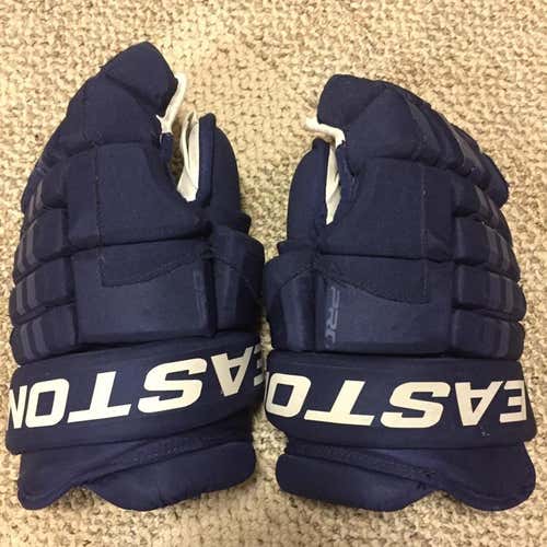 Pro Stock Easton Pro Hockey Gloves *Penguins Throwback Blue*