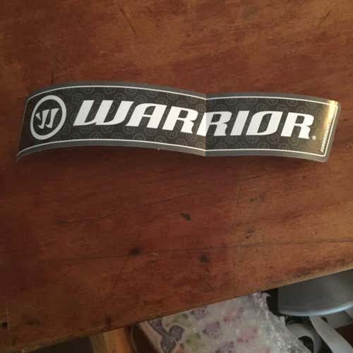 New Warrior Lacrosse Box Logo Sticker