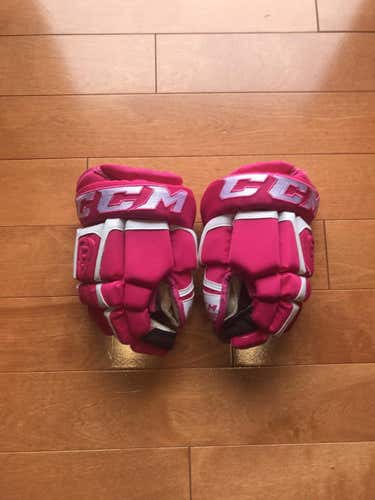 CCM U06 Gloves Junior 10" Hot Pink