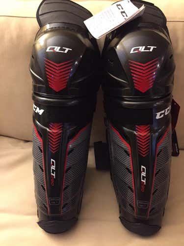CCM QuickLite 290 Shin Pads 15 inches New with tags