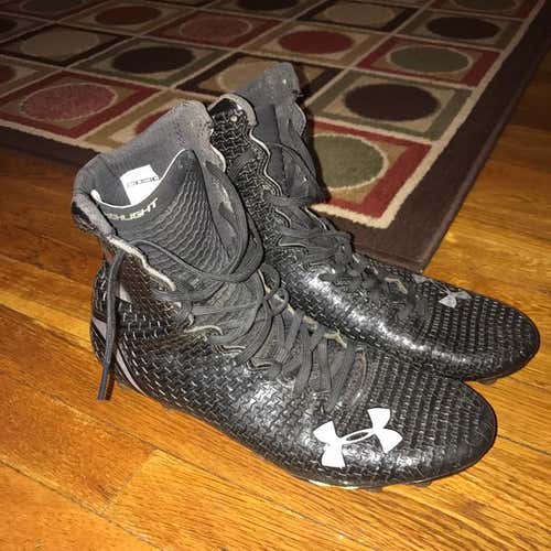 Black Under Armour Highlights Size 9.5