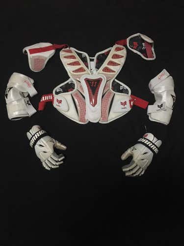 Warrior Shoulder Pads/ Chest Protector, Elbow Pads and Gloves