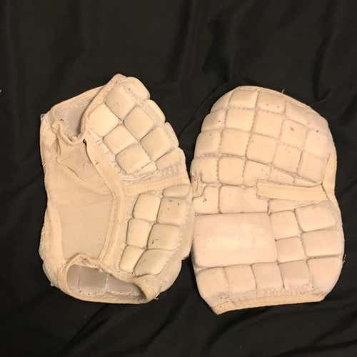 White Brine Lacrosse Elbow Pads