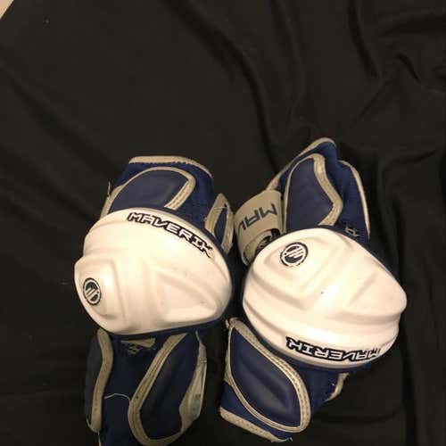 Blue Maverik Lacrosse Arm Pads