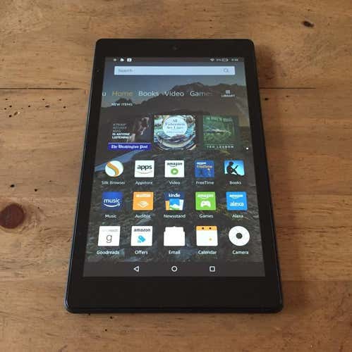 Used Amazon Fire HD 8- 7th Gen. 16 GB w/ case