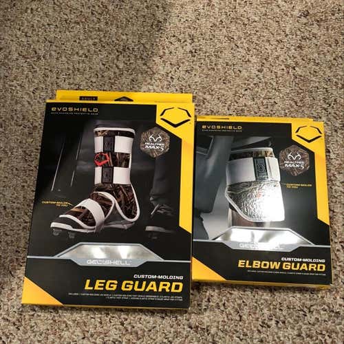 Evoshield Camo Leg Guard And Elbow Guard Brand New Set