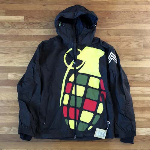 NEW Grenade Exploiter Rasta Jacket Sz L