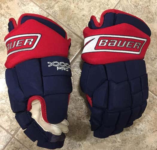 NIKE BAUER PRO XXXX PRO STOCK 14” GLOVES BRAND NEW RARE AND IMPOSSIBLE TO FIND