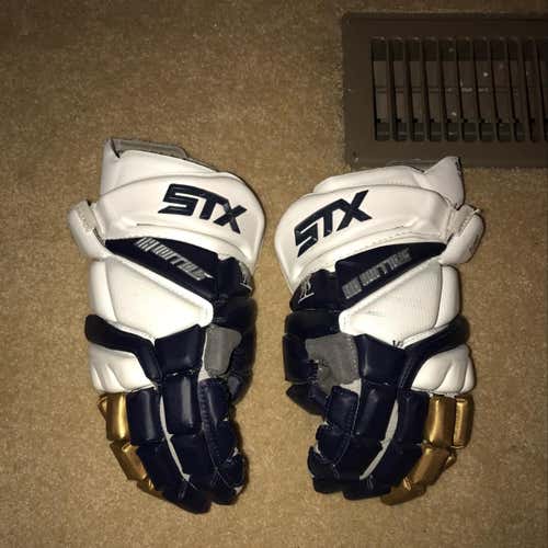Navy Midshipmen/Naval Academy STX Stallion Gloves