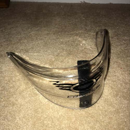 Cascade Goalie Throat Guard Clear (w/out hardware)