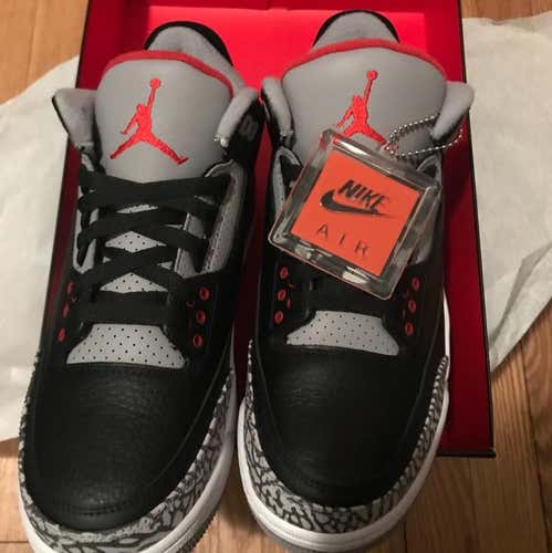 Air Jordan III (3) Black Cement - Size 9