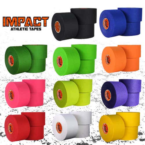 IMPACT Athletic Tape 1.5" x 15 yards 50/50 Poly/Cotton - Hypoallergenic - 3 ROLLS