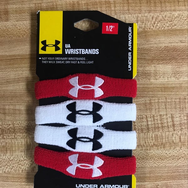 New Under Armour Wristbands - 4 Pack