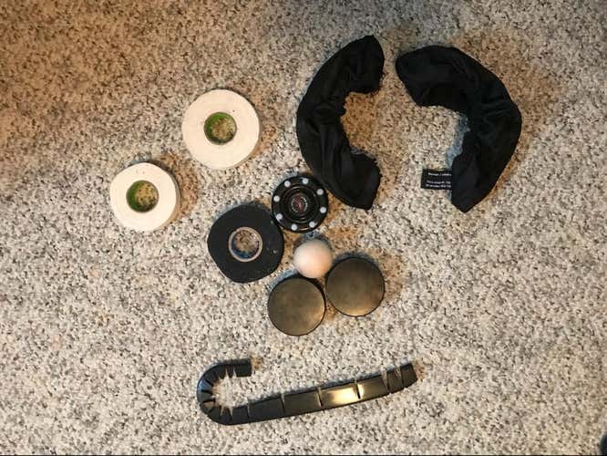 Hockey Tape, Pucks, Practice Pucks, Skate/Stick Protectors!