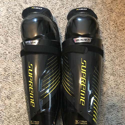 Bauer Senior Supreme S150 Shin Guards NEW *Size 16*