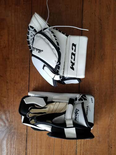 CCM Retro Flex 450 Goalie Glove & Blocker Full Right Junior