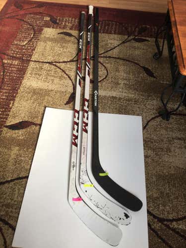 3 Pack LEFT handed 85 flex Sticks - RBZ & V9E