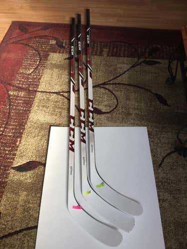 3 Pack LEFT handed CCM RBZ - 100 flex