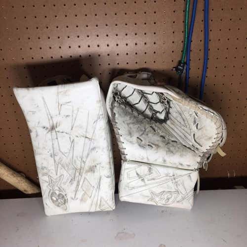 Brian's M Series Glove And Blocker White Used *Price Negotiable*