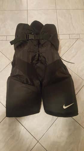 Nike branded bauer supreme pants, black, medium, rare