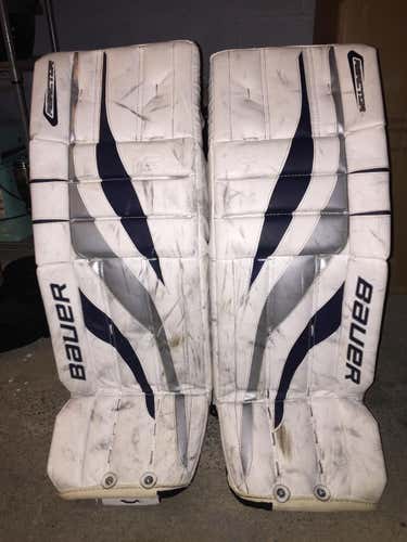 Bauer Reactor 2000 Goalie Leg Pads Senior 32+1 Used