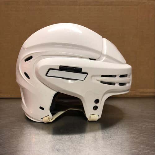L Bauer White Helmet Pro Stock