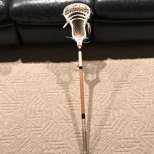 Used nike legacy on a wooden shaft, ecd wax mesh stringing
