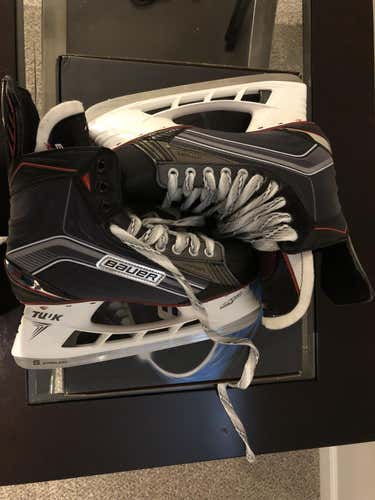2015 BAUER VAPOR X600 ICE HOCKEY SKATES - Size 8.5 D Sr. Skated 1 Time