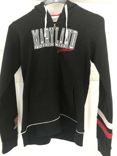 New Champion Heritage Zip Sweatshirt Maryland Lacrosse - NWT Hoody with pockets Women's large MD