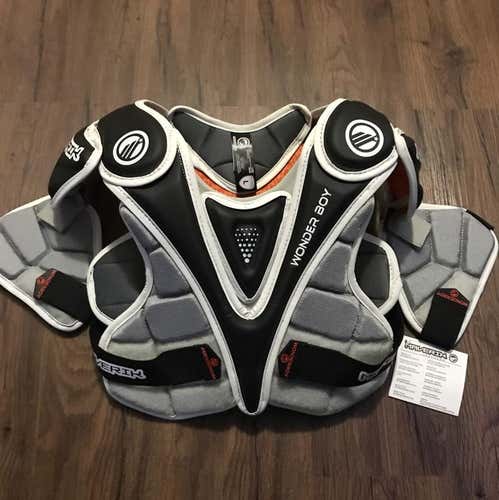 Tags on Maverik Wonderboy Shoulder Pads