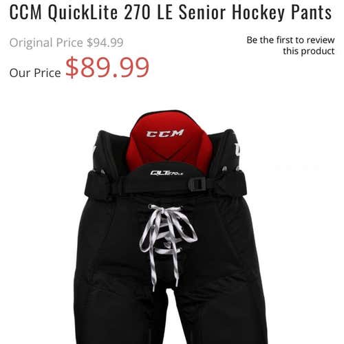 CCM QuickLite 270 LE Senior Hockey Pant