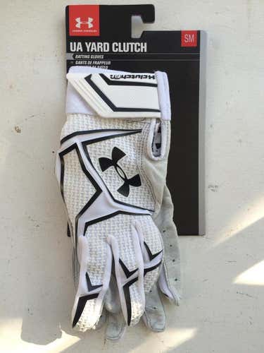 New Under Armour UA Yard Clutch Adult Batting Gloves. Small
