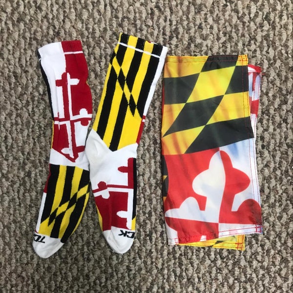 Youth Maryland Sock And Flag Combo