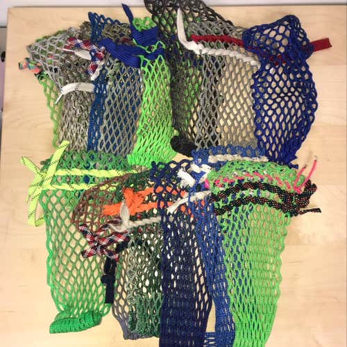 15 Pieces Of Used Colored Mesh