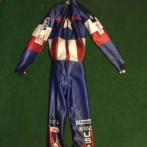 New Captain America US Ski Team Speed Suit XL