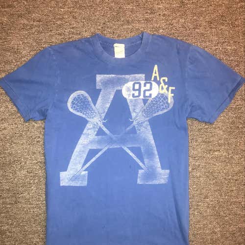 Abercrombie And Fitch Blue Lacrosse Shirt